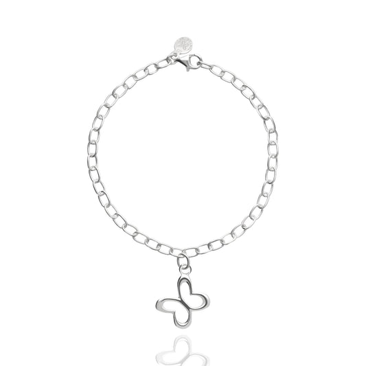 Bracelet 925 Silver Women Alegria Butterfly
