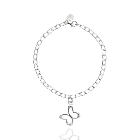 Bracelet 925 Silver Women Alegria Butterfly