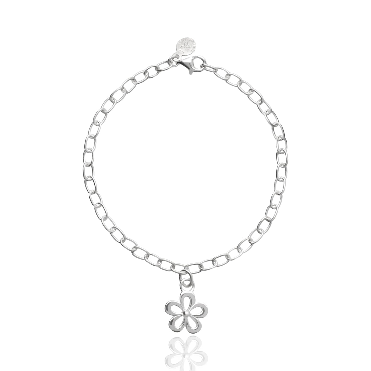 Bracelet 925 Silver Women Alegria Flower