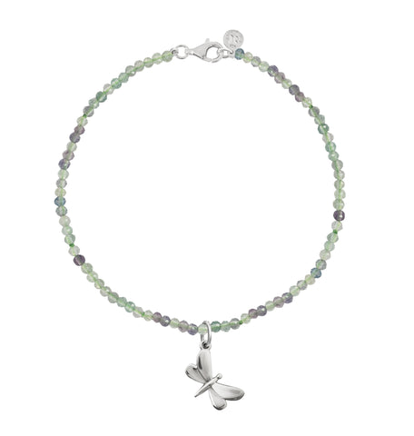 Bracelet 925 Silver Women Alegria Dragonfly Thread Multicolor