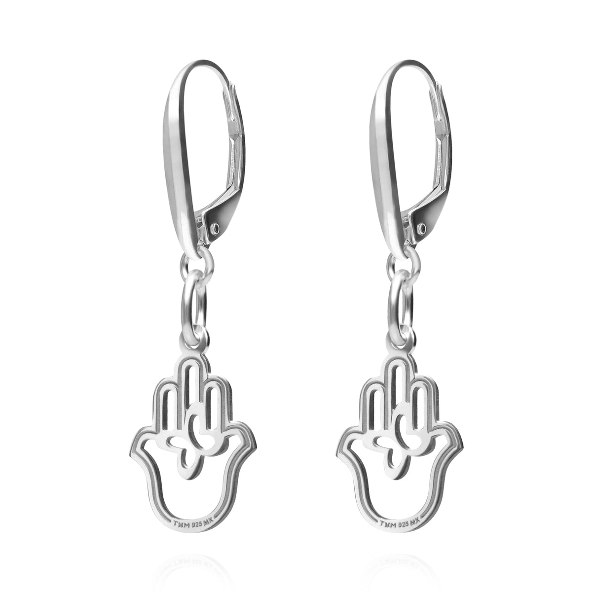 Earrings 925 Silver Women Carisma Hand