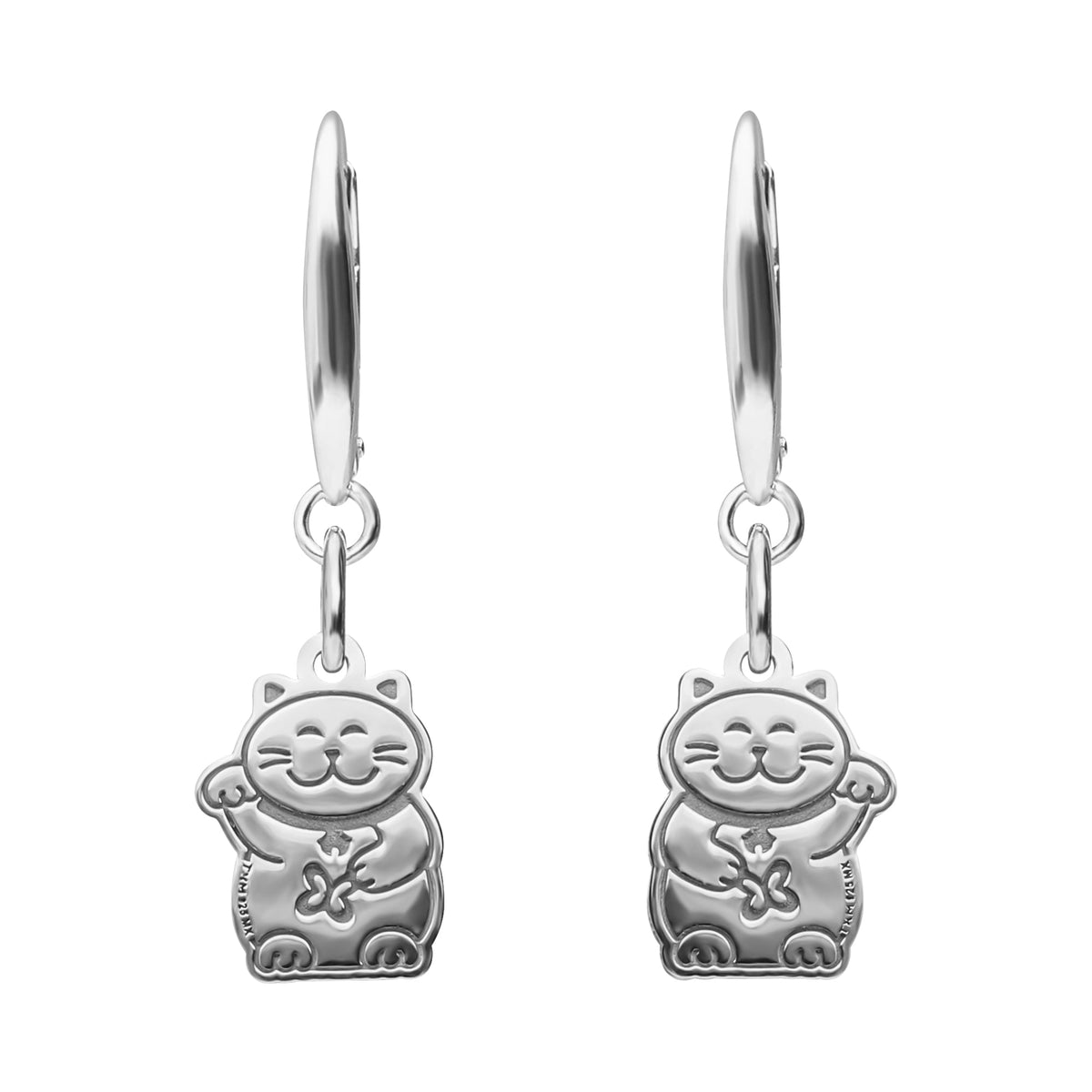 Earrings 925 Silver Women Carisma Cat