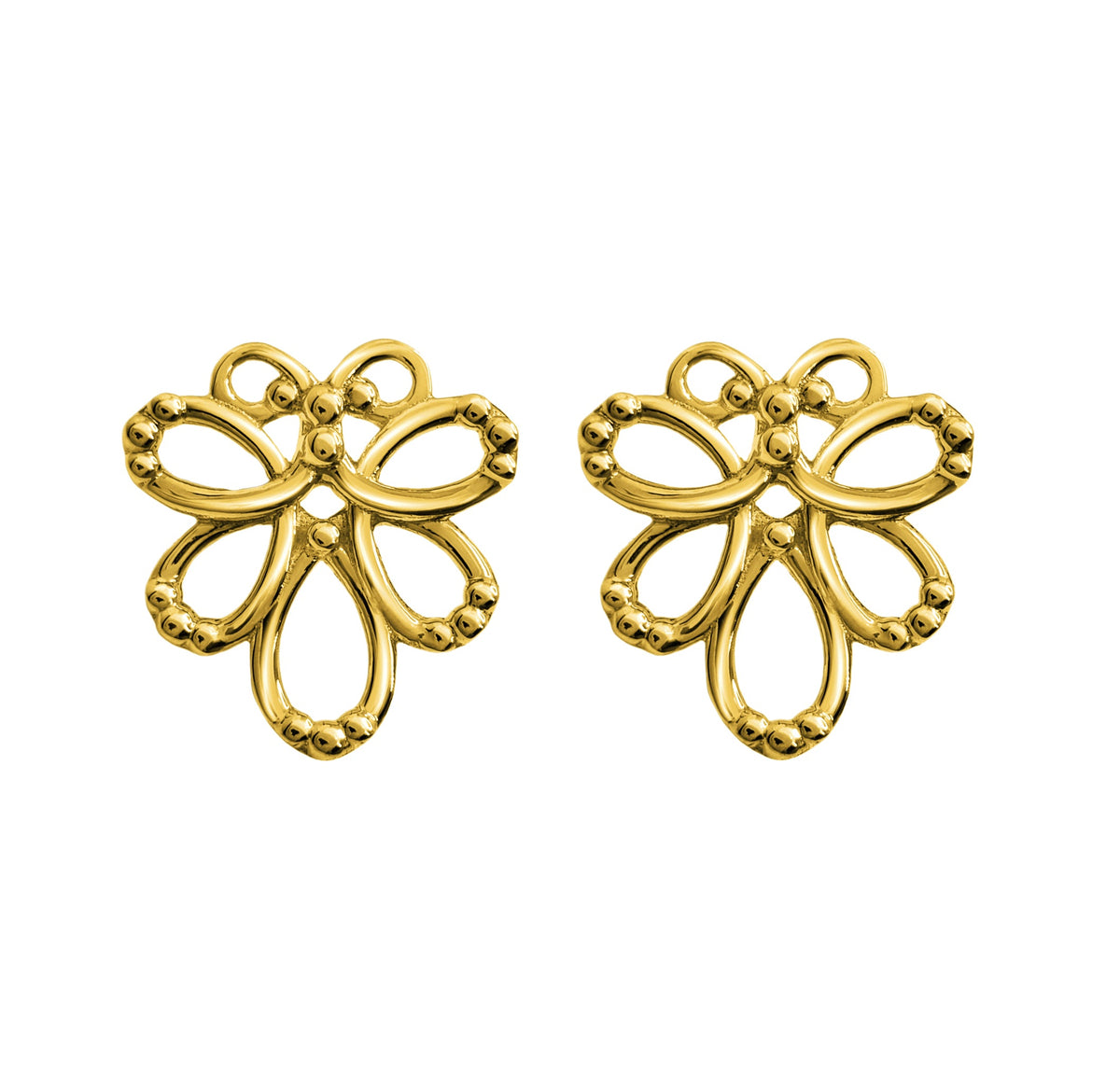 Studs 925 Silver Women Serenata Gold