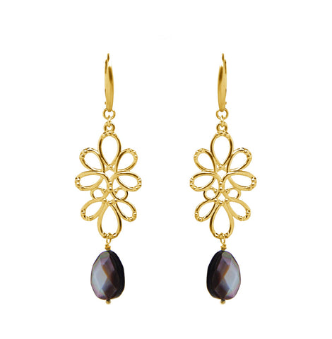 Earrings 925 Silver Women Serenata Flint Gold