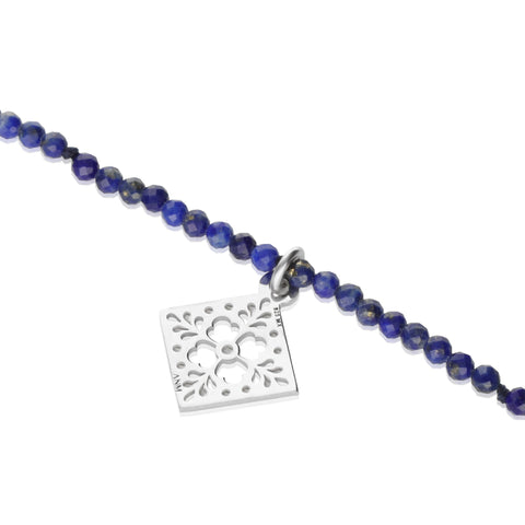 Bracelet 925 Silver Women Azulejos Lapislazuli Anamora by Tanya Moss