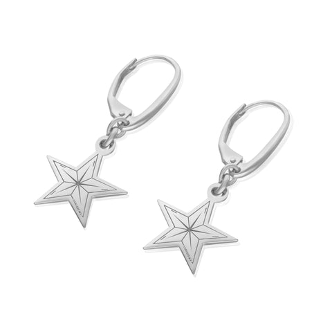 Earrings 925 Silver Women Loteria Star Anamora by Tanya Moss