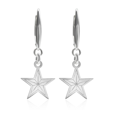 Earrings 925 Silver Women Loteria Star Anamora by Tanya Moss