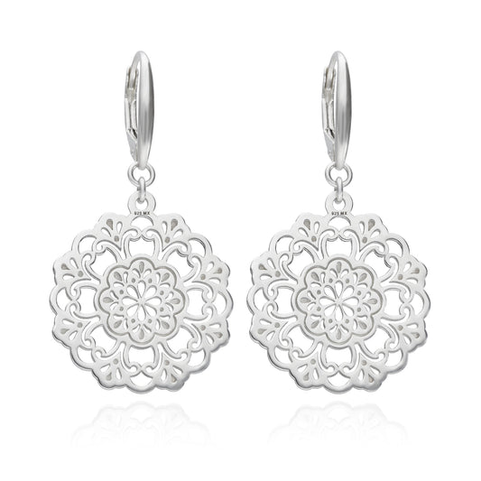 Earrings 925 Silver Women Talavera Anamora by Tanya Moss