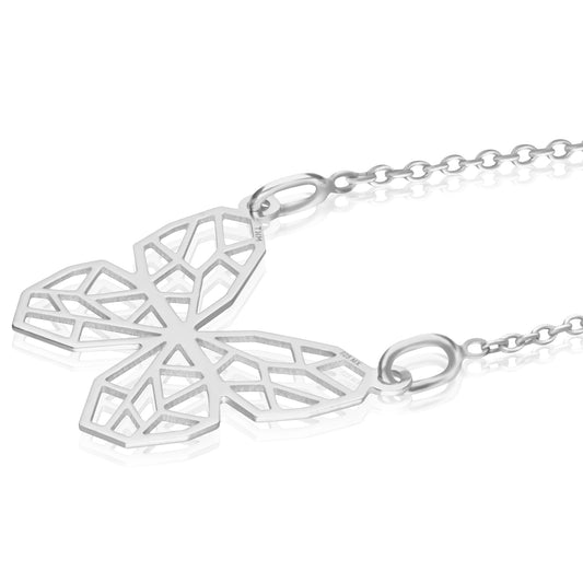 Pendant 925 Silver Women Origami Butterfly Anamora by Tanya Moss
