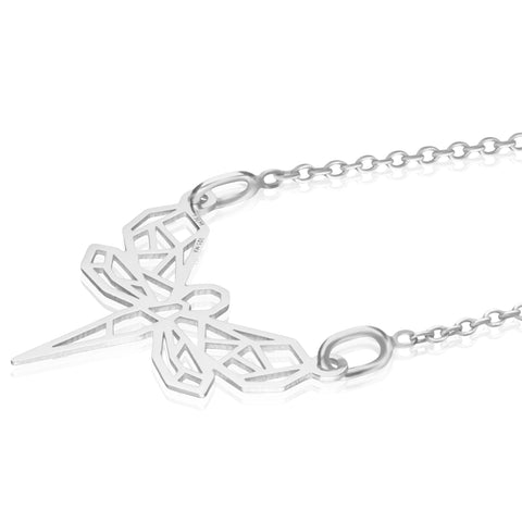Pendant 925 Silver Women Origami Dragonfly Anamora by Tanya Moss
