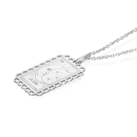 Pendant 925 Silver Women Loteria Moon Anamora by Tanya Moss