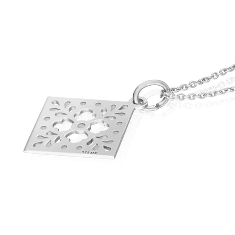 Pendant 925 Silver Women Azulejos Small Anamora by Tanya Moss