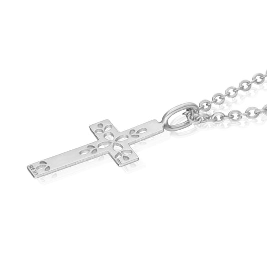 Pendant 925 Silver Women Religioso Cross Pearls Anamora by Tanya Moss