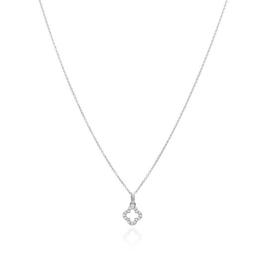 Pendant 925 Silver Women Brillos Flower Zirconia Anamora by Tanya Moss