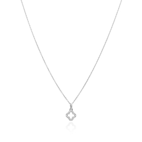 Pendant 925 Silver Women Brillos Flower Zirconia Anamora by Tanya Moss
