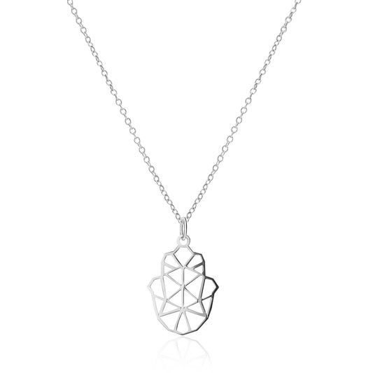 Pendant 925 Silver Women Origami Hand Chain Anamora by Tanya Moss