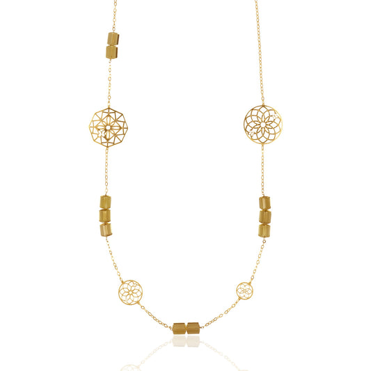 Necklace 925 Silver Women Atrapasuenos Long Citrina