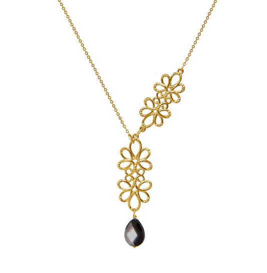 Necklace 925 Silver Women Serenata Flint Gold