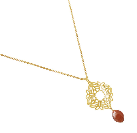 Pendant 925 Silver Women Encanto 4 Butterflies Coraline Gold